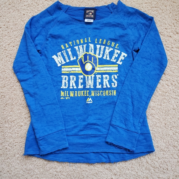 milwaukee brewers long sleeve shirt